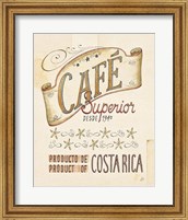 Framed Authentic Coffee VIII