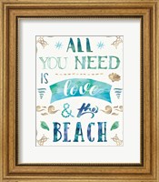 Framed Love and the Beach I