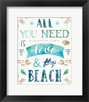 Framed Love and the Beach I