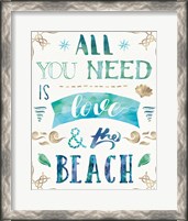 Framed Love and the Beach I