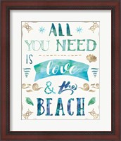 Framed Love and the Beach I