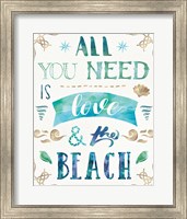 Framed Love and the Beach I