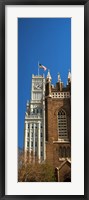 Framed Clock tower, Lamar Life Building, St. Andrew's Church, Jackson, Mississippi