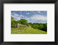 Framed Battlefield bunker, Vicksburg National Military Park, Mississippi