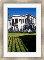 Framed Governor's Mansion in Jackson, Mississippi