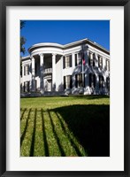 Framed Governor's Mansion in Jackson, Mississippi
