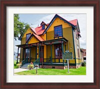 Framed Exterior of Tennessee Williams' Birthplace, Columbus, Mississippi