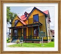 Framed Exterior of Tennessee Williams' Birthplace, Columbus, Mississippi