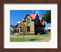 Framed Tennessee Williams Home, Columbus, Mississippi