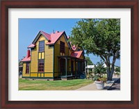 Framed Tennessee Williams Home in Columbus, Mississippi