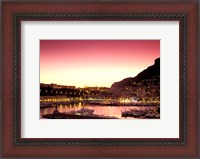 Framed Harbor at Sunset, Monte Carlo, Cote D'Azure, Monaco