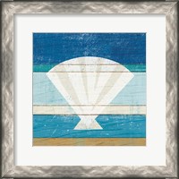 Framed Beachscape Shell