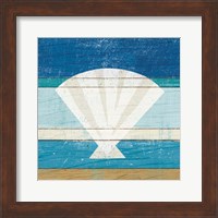Framed Beachscape Shell