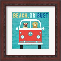 Framed Beach Bums Bus