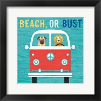 Framed Beach Bums Bus