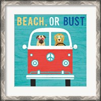 Framed Beach Bums Bus