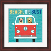 Framed Beach Bums Bus
