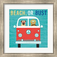 Framed Beach Bums Bus