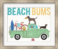 Framed Beach Bums Truck I