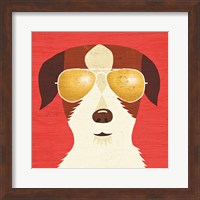 Framed Beach Bums Terrier I