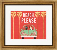 Framed Beach Bums Beetle I