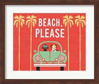 Framed Beach Bums Beetle I