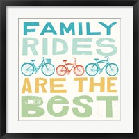 Framed Lets Cruise Family Rides I