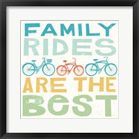 Framed Lets Cruise Family Rides I