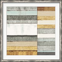 Framed Beachscape II Gold Neutral