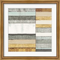 Framed Beachscape II Gold Neutral