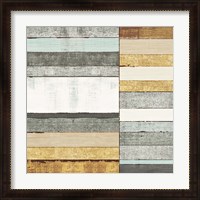 Framed Beachscape II Gold Neutral