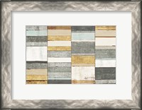 Framed Beachscape I Gold Neutral