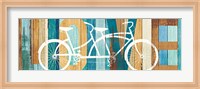 Framed Beachscape Tandem Bicycle Love