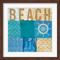 Framed Beachscape Collage IV