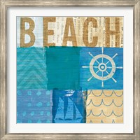 Framed Beachscape Collage IV