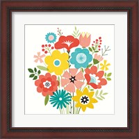 Framed Seaside Bouquet IV