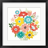 Seaside Bouquet IV Framed Print