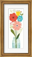 Framed Seaside Bouquet VI Mason Jar