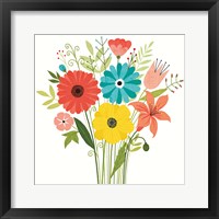 Seaside Bouquet III Framed Print