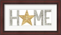 Framed Under Sea Treasures Home Gold Neutral