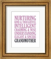 Framed Adjectives for Grandma