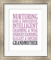 Framed Adjectives for Grandma