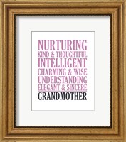 Framed Adjectives for Grandma