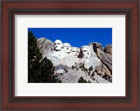 Framed Mt Rushmore Presidents, South Dakota