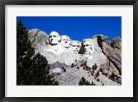 Framed Mt Rushmore Presidents, South Dakota