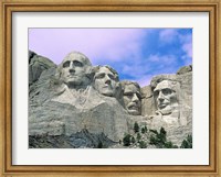 Framed View of Mount Rushmore National Monument Presidential Faces, South Dakota