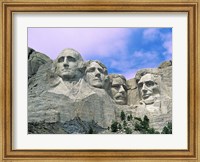 Framed View of Mount Rushmore National Monument Presidential Faces, South Dakota