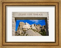 Framed Grand View Terrace, Mount Rushmore
