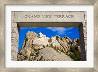 Framed Grand View Terrace, Mount Rushmore