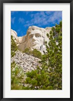 Framed Abraham Lincoln, Mount Rushmore, South Dakota